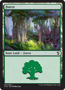 Forest (307) (Commander 2018) Near Mint