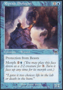 Riptide Biologist (Onslaught) Light Play Foil