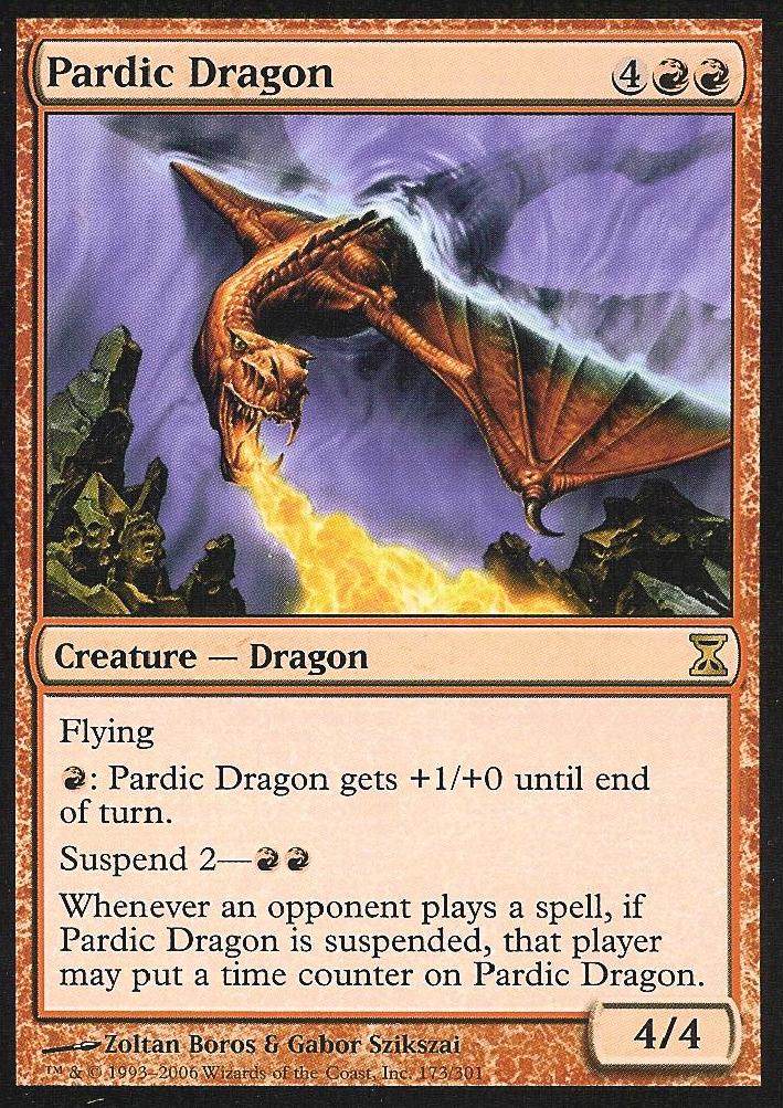 Pardic Dragon (Time Spiral) Near Mint Foil