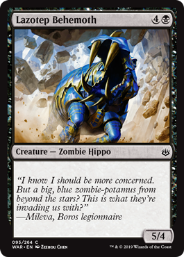 Lazotep Behemoth (War of the Spark) Near Mint Foil