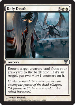 Defy Death (Avacyn Restored) Near Mint Foil