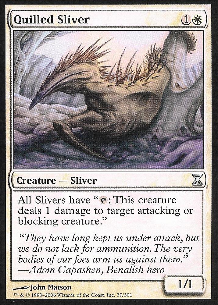 Quilled Sliver (Time Spiral) Near Mint