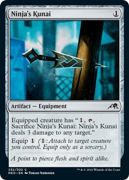Ninja's Kunai (Kamigawa: Neon Dynasty) Near Mint