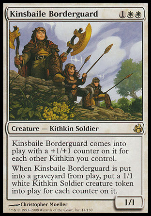 Kinsbaile Borderguard (Morningtide) Near Mint Foil