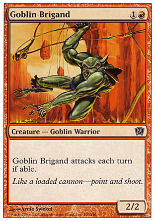 Goblin Brigand (9th Edition) Near Mint Foil Russian
