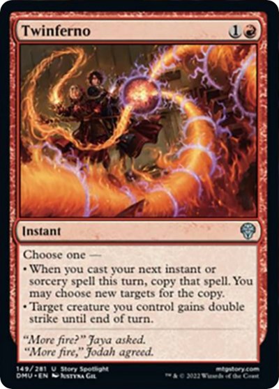 Twinferno (Dominaria United) Near Mint Foil