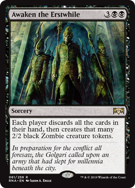 Awaken the Erstwhile (Ravnica Allegiance) Near Mint Foil