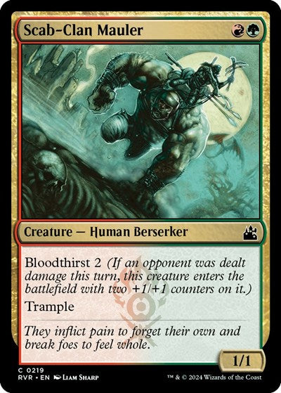 Scab-Clan Mauler (Ravnica Remastered) Near Mint Foil
