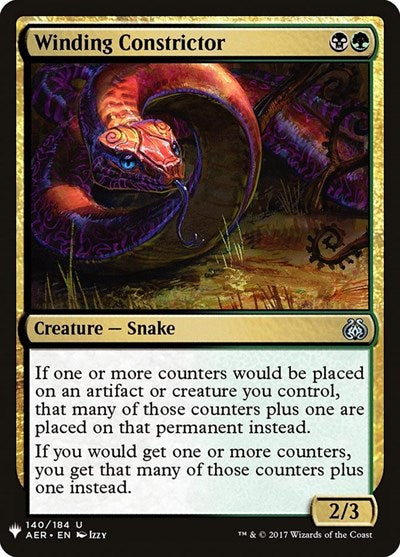 Winding Constrictor (Mystery Booster) Near Mint