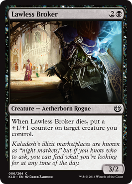 Lawless Broker (Kaladesh) Near Mint Foil