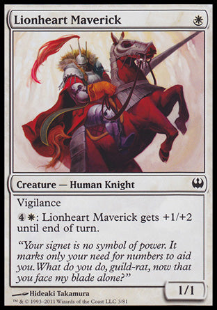 Lionheart Maverick (Duel Decks: Knights vs Dragons) Near Mint