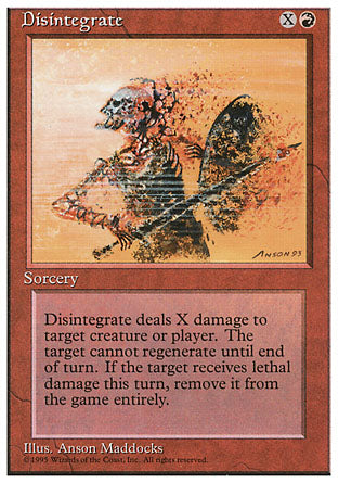 Disintegrate (4th Edition) Near Mint