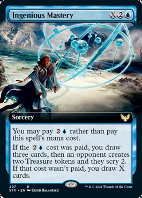 Ingenious Mastery (Extended Art) (Strixhaven) Near Mint