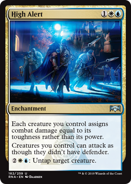 High Alert (Ravnica Allegiance) Near Mint Foil