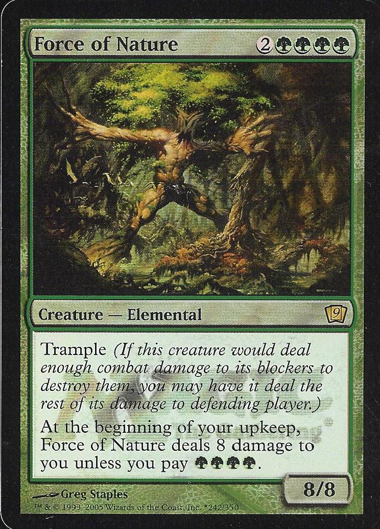 Force of Nature (Promo) (Promotional Cards) Light Play Foil