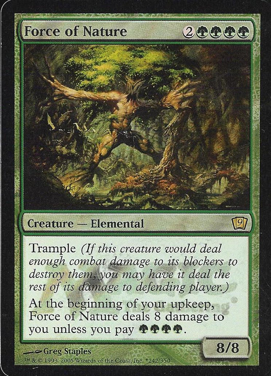 Force of Nature (Promo) (Promotional Cards) Light Play Foil