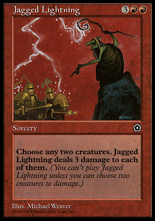 Jagged Lightning (Portal Second Age) Near Mint
