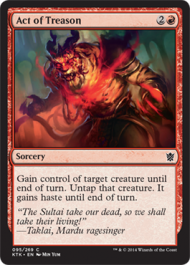 Act of Treason (Khans of Tarkir) Near Mint Foil
