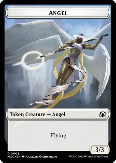 Angel / Demon Double-Sided Token (Commander: March of the Machine) Near Mint