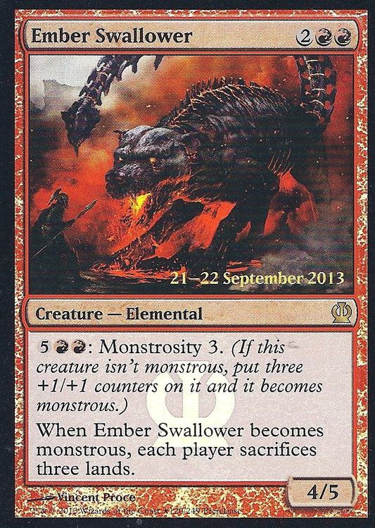 Ember Swallower (Pre Release) (Promotional Cards) Near Mint Foil
