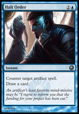 Halt Order (Scars of Mirrodin) Near Mint Foil