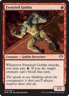 Frenzied Goblin (Duel Decks: Speed vs Cunning) Near Mint