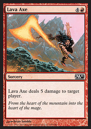 Lava Axe (Magic 2011 Core Set) Near Mint Foil