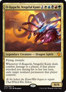 O-Kagachi, Vengeful Kami (Commander 2017) Near Mint Foil