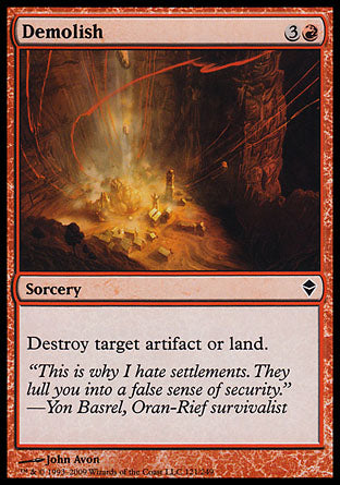 Demolish (Zendikar) Near Mint