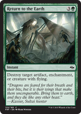 Return to the Earth (Fate Reforged) Near Mint