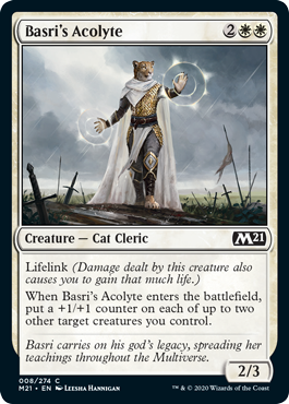 Basri's Acolyte (Magic 2021 Core Set) Near Mint Foil