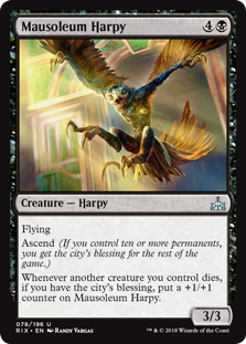 Mausoleum Harpy (Rivals of Ixalan) Near Mint