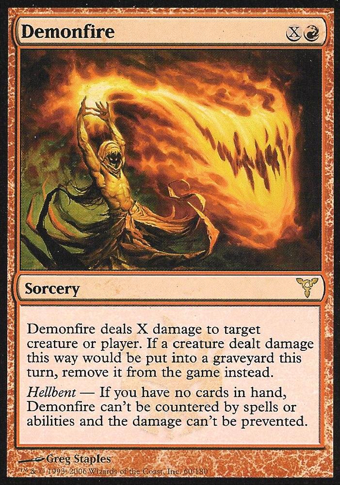 Demonfire (Dissension) Near Mint Foil