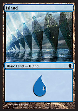 Island (233) (Rise of the Eldrazi) Near Mint