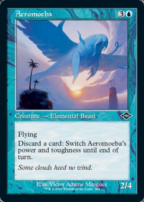 Aeromoeba (Retro Frame) (Modern Horizons 2) Near Mint Etched Foil