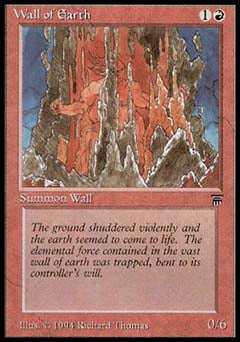 Wall of Earth (Legends) Near Mint Italian