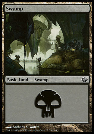 Swamp (62) (Duel Decks: Garruk vs Liliana) Near Mint