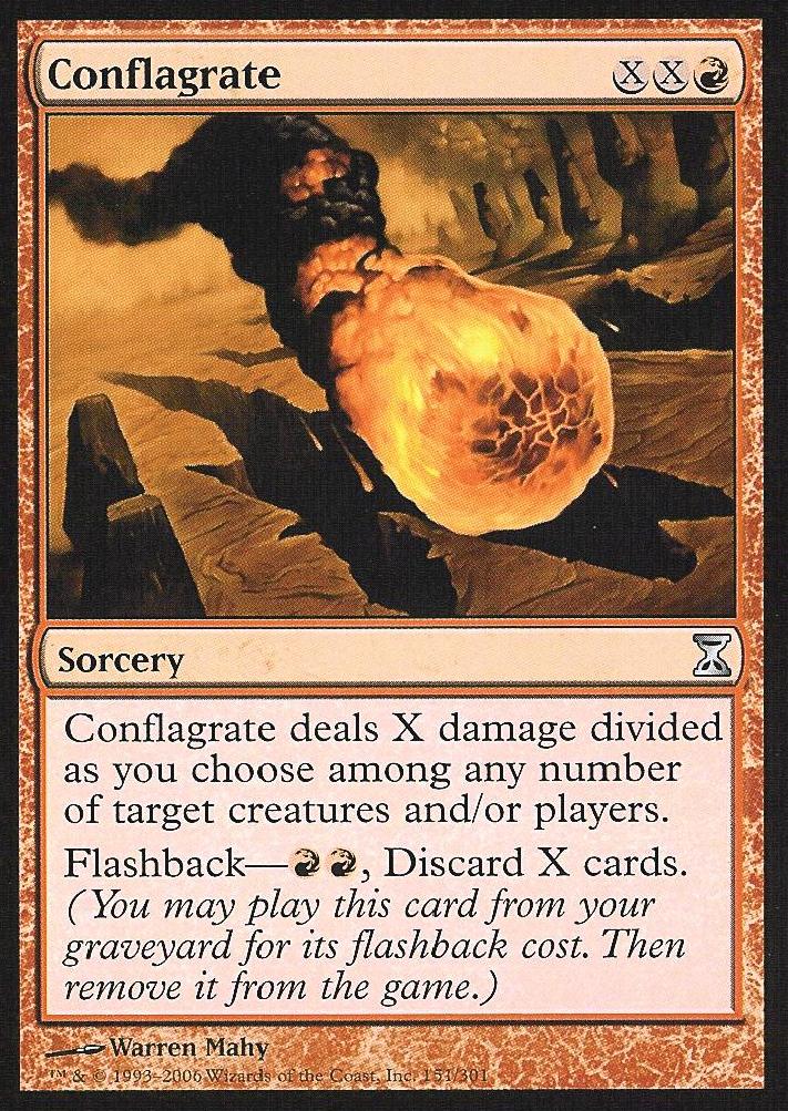 Conflagrate (Time Spiral) Near Mint Foil