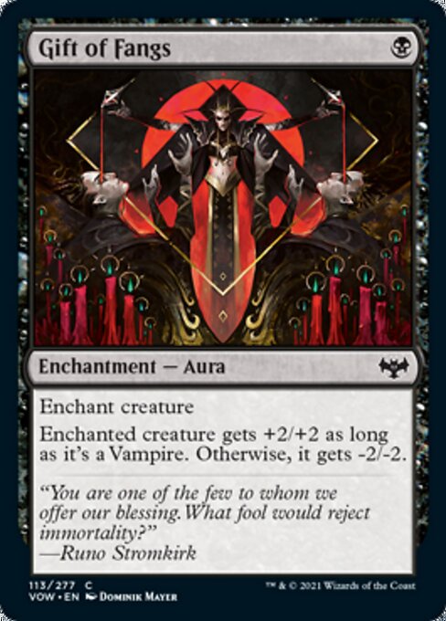 Gift of Fangs (Innistrad: Crimson Vow) Near Mint Foil