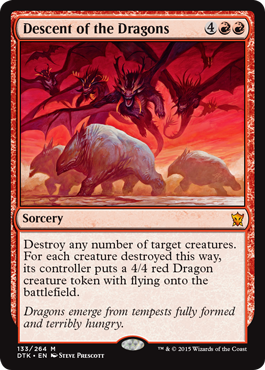Descent of the Dragons (Dragons of Tarkir) Near Mint