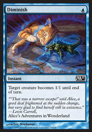Diminish (Magic 2011 Core Set) Near Mint Foil