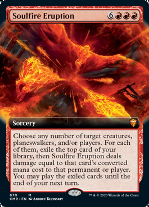 Soulfire Eruption (Extended Art) (Commander Legends) Near Mint