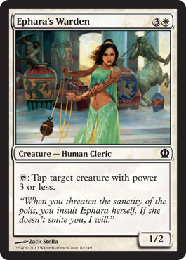 Ephara's Warden (Theros) Near Mint Foil