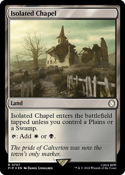 Isolated Chapel (Surge Foil) (Universes Beyond: Fallout) Near Mint