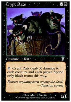 Crypt Rats (7th Edition) Near Mint Foil