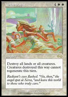 Catastrophe (Urza's Saga) Light Play Chinese