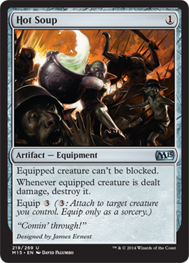 Hot Soup (Magic 2015 Core Set) Near Mint Foil