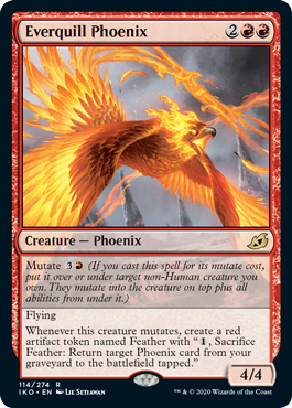 Everquill Phoenix (Ikoria: Lair of Behemoths) Near Mint Foil