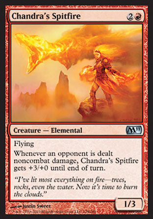 Chandra's Spitfire (Magic 2011 Core Set) Near Mint Foil