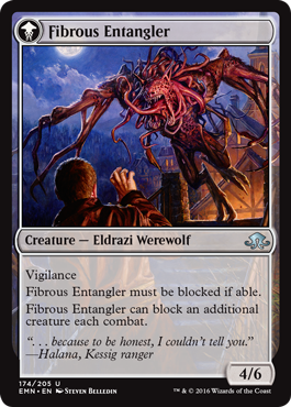 Fibrous Entangler (Eldritch Moon) Near Mint